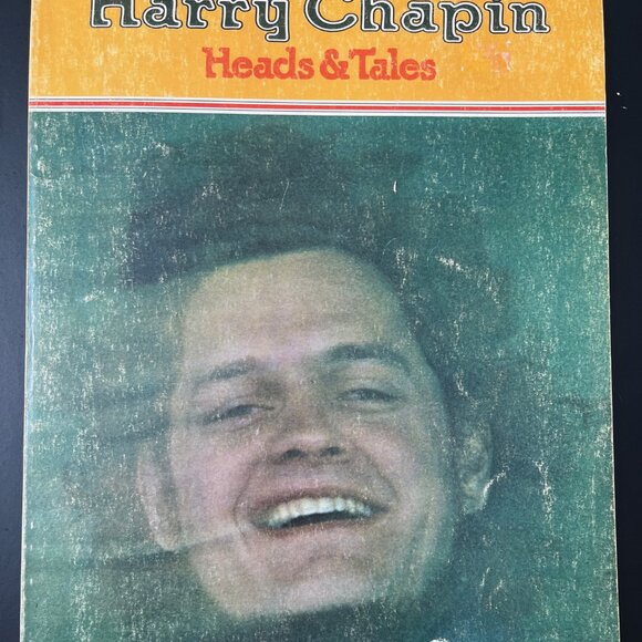 HARRY CHAPIN SONGBOOK Heads & Tales, Words, Music, Tablature Notes Vintage 1970s - Picture 1 of 4